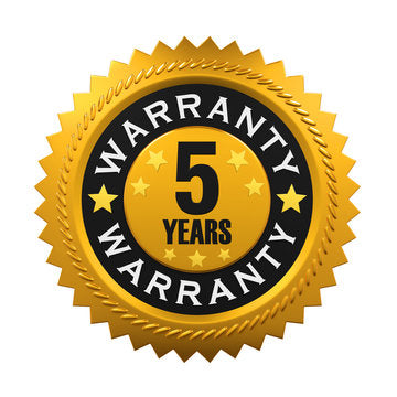 5 Year Premium Warranty